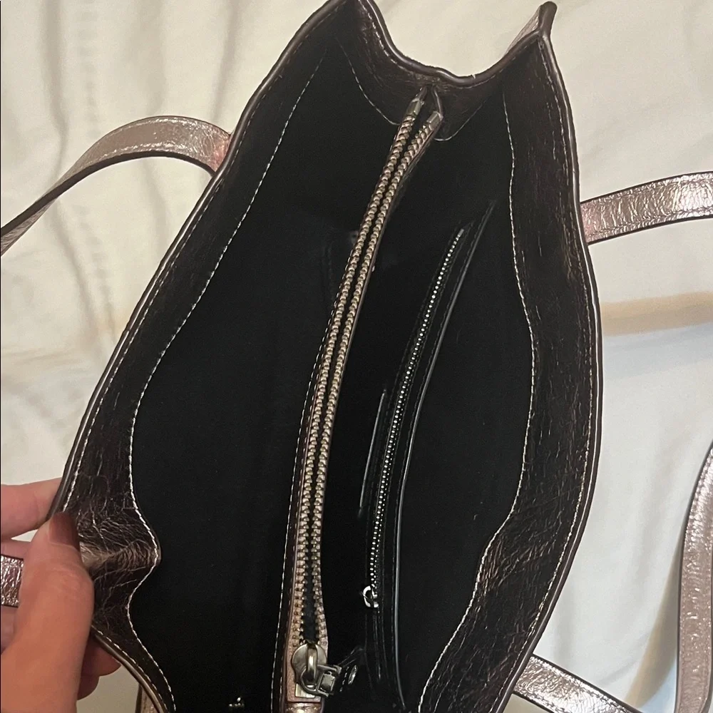 DKNY Shimmering Rose Gold Tote - Picture 3 of 8
